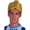 Cappello da sultano dorato per adulti