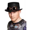 Chapeau avec lunettes adulte Steampunk