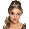Mini couronne argentée femme