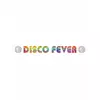 Bannière en carton disco fever 15 x 213 cm