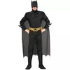 Batman™-Kostüm für Herren mit Muskeln schwarz, Größe: Medium