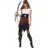 Déguisement pirate dentelé femme, Taille: Medium