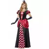 Queen of Hearts long costume for women, Taille: Medium