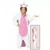 Combinaison licorne blanche et rose enfant, Taille: 3–4 ans (95–105 cm)
