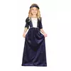 Déguisement dame médiévale bleue fille, Taille: 3-4 ans