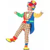 Süßes Clownskostüm für Kinder Zirkus bunt, Größe: 4-6 Jahre (110-120 cm)