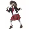 Zombie Schülerin Kostüm für Kinder, Größe: 7-9 Jahre (M)