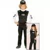 Déguisement FBI enfant, Taille: 5–6 ans (110–115 cm)