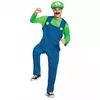 Costume classico da adulto di Luigi, Taglia: X-Large