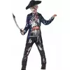 Déguisement zombie pirate garçon Halloween, Taille: 4–6 ans (115/128 cm)