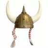 Wikinger Helm mit Zöpfen für Erwachsene