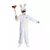 Déguisement avec masque Lapins Cretins™ enfant, Taille: 7–9 ans (120/130 cm)