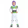 Costume di Buzz Lightyear classico di Toy Story per bambini, Taglia: 7-8 anni (124 - 136 cm)
