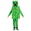 Creeper-Kostüm für Kinder Minecraft™-Verkleidung grün, Größe: 7-8 Jahre (124 - 136 cm)