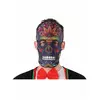 Masque dia de los muertos effet cuir et feutre adulte