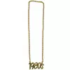 Collier doré année 1980 adulte