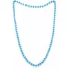 Collier perles bleues adulte
