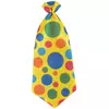 Cravate à pois clown adulte