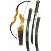 Kit accessoires armes et arc ninja enfant