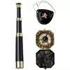 Kit accessoires capitaine pirate adulte