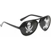Schwarze Piratenbrille