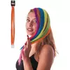 Mèche orange à clipser pour cheveux