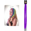 Mèche violette à clipser pour cheveux