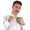 Noeud papillon vert fluo adulte