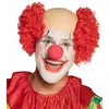 Clown-Perücke mit Glatze Kostümzubehör beige-rot