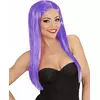 Violette Glamour Perücke für Damen