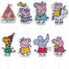 16 Peppa Wutz™ Cake Topper