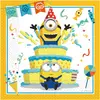 20 Serviettes en papier Minions™ 33 x 33 cm