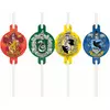 4 Pailles en carton Harry Potter™
