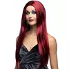 Perruque longue violette de vampire pour femmes
