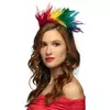Serre-tête plumes arc en ciel adulte