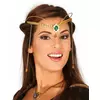 Königliches Diadem für Damen gold-grün
