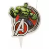 Bougie d'anniversaire Hulk Avengers™ 7,5 cm