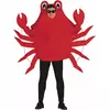 Costume da granchio rosso per adulti
