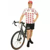 Déguisement cycliste blanc et rouge Sauciflex homme, Taille: Large/X-Large