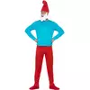 Costume da Grande Puffo, taglia forte da adulto