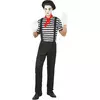 Déguisement mime Homme, Taille: Medium