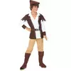 Déguisement garçon des bois marron et beige, Taille: 4–6 ans (110–120 cm)