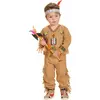 Déguisement indien à franges et motifs garçon, Taille: 2–3 ans (104 cm)
