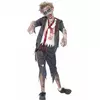 Costume da scolaretto zombie per bambino Halloween, Taglia: 13-15 anni
