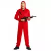 Déguisement combinaison et masque La Casa de Papel™ adulte, Taille: Medium/Large