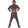 Déguisement ninja fauve rouge garçon, Taille: 4–6 ans (110–120 cm)