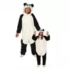 Déguisement combinaison panda enfant, Taille: 9 ans (125–135 cm)