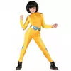 Yellow Shock Spy Costume for Girls, Taille: 7–9 ans(120–130 cm)