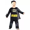 Batman™-Babykostüm Superhelden-Verkleidung schwarz-gelb, Größe: 2-3 Jahre (94-98 cm)
