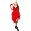 Harley Quinn™-Antihelden-Kostüm für Damen Suicide Squad 2™ rot, Größe: Medium